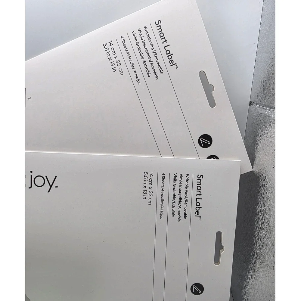 Cricut Joy Smart Iron-On Fluorescent Green Glitter & Writable Smart Label Bundle